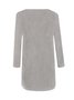 Women Fluffy Zipper Long Sleeve Casual Plus Size Sweater Dress